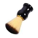 BELLIFFY Brocha De Afeitar Húmedo Cepillo De Bigote Cepillo Para Polvo De Barba Cepillo Para Barrer El Cabello Herramienta De Afeitar Masculina Cepillo Para Barba Mango De Madera