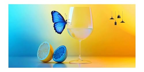 Broderie Diamant Kit Complet Papillon 5D Grand Format 60x120cm - 2