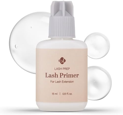 BL Lashes Primer for Lash Extensions | Oil-Free, Strong Bonding Power Retention, Speeds Up Application Time, Professional Use & Gentle on Sensitive Skin (15ml, 0.51 fl.oz)