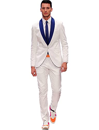 Costume Homme Deux Pièces Châle Revers Smokings Décontractés Business