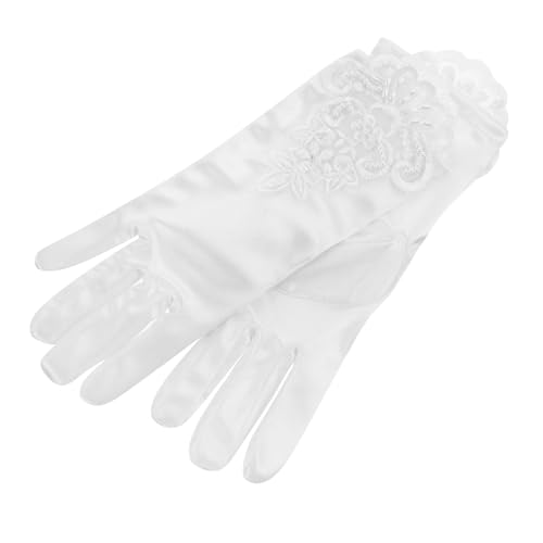 1 Pair Lace Gloves for Embroidered Dress Up Gloves for Parties Performances and Cosplay Versatile Accessory for Young Wardrobe
