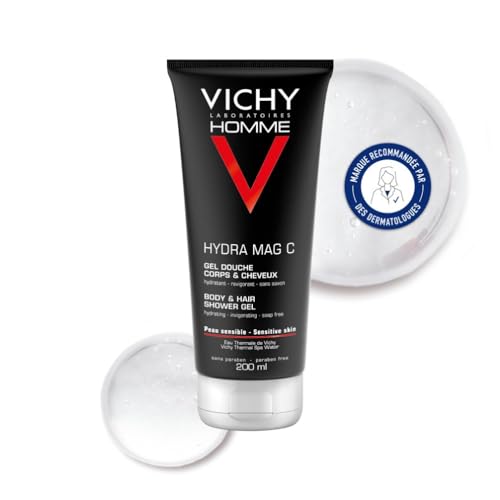 Vichy Homme MAG C gel douche hydratant revigorant 200ml - vue 2