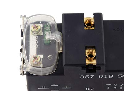 Close-up of MTC 4809 Relay with fuse compartment