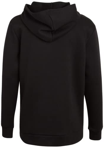 Reebok Boys' Sweatshirt - Fleece Pullover Fashion Hoodie Designs And Logos, Size 6, Black/White #TOP2