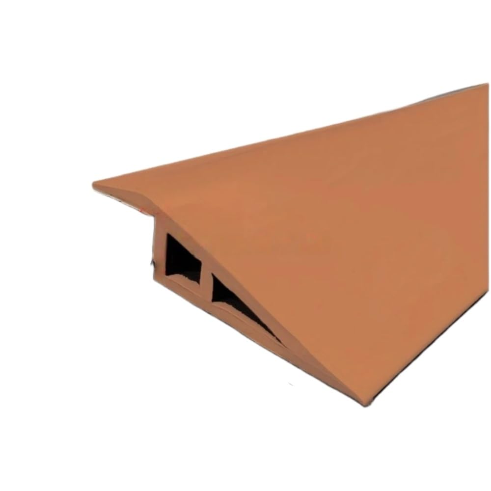 Loacea Carpet Transition Strip 1pc PVC Self Adhesive Floor Transition Strip, 1M/39.37Inch Carpet Edging Doorway Edge Trim Sealing(Light brown)