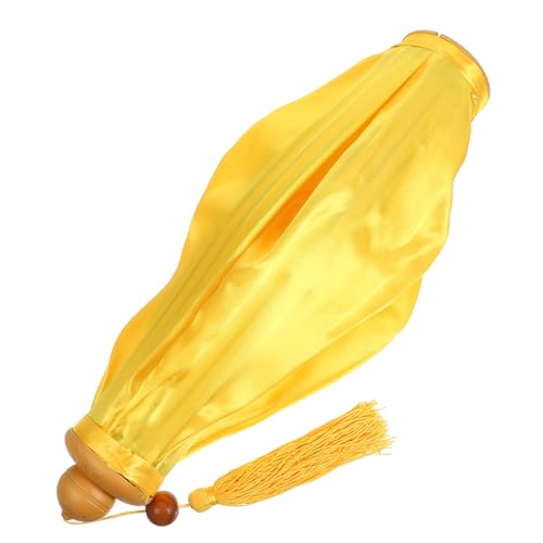 ULTECHNOVO Farol Colgante Vietnamita Forma Diamante 30 CM Color Amarillo Linterna Decorativa para Exteriores Bodas Fiestas Año Lunar