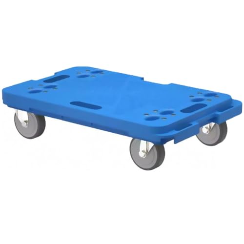 Mini Fridge Stand with Wheels, Splicable Mobile Base, Appliance Rolling Base, Platform Dolly 4 Wheels for Industrial Handling(Small-Blue)