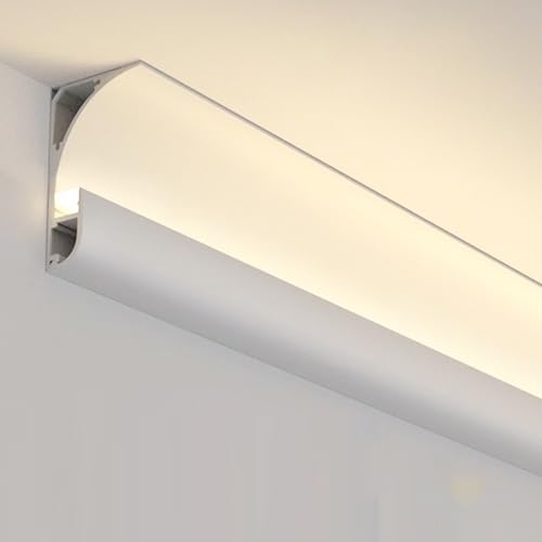 Canal LED flexible para corregir imperfecciones y decorar techos actuales