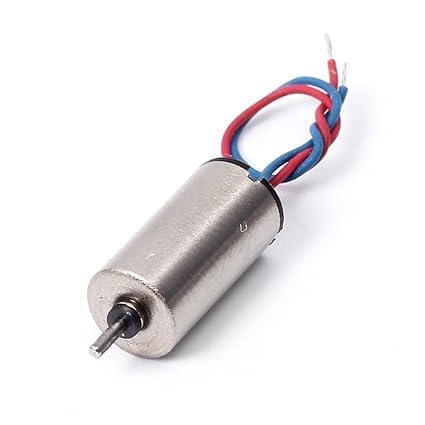 Image of DC 3.7V 612 6x12mm Micro Coreless Motor with Propeller for High-Speed Mini Drones (2 Motors + 2 Propellers)