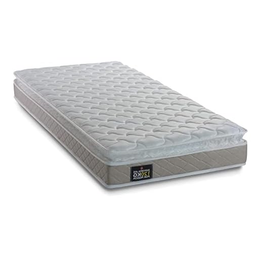 Colchão Solteiro Espuma D33 Millenium 88x188x19cm Bege/branco c/pillow top