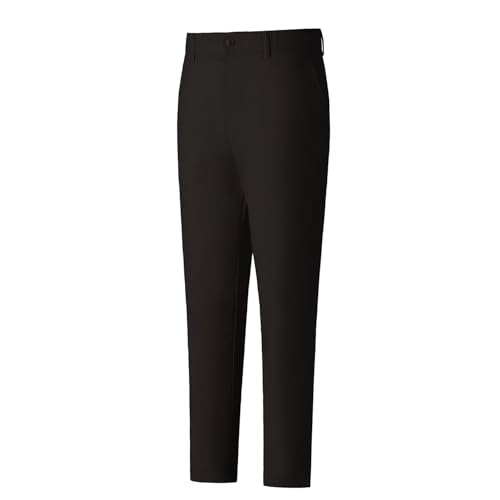 Boys' Linen Pants Lightweight Flat Front Dress Pants Kids School Uniform2