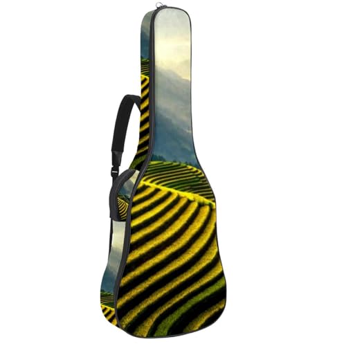 Housse pour guitare acoustique évite rayures étui transport feuille érable