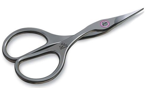 REMOS Cuticle Scissors Extra fine with Large Handle Holes Made of Stainless Steel, Pink - Image 3