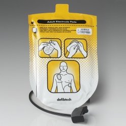 Defibtech Adult DDP-100 Electrode Pads in sealed packaging