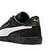 PUMA Women's Club 5v5 Sneaker Black White Gold, 8.5