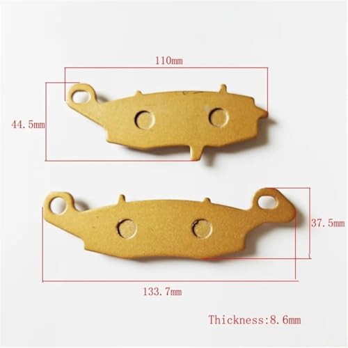 Plaquettes de frein moto Suzuki DL650 anti-usure pour V-Strom - 3