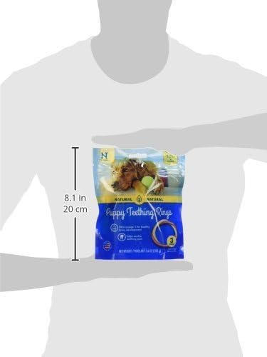 Miniatura 3 de N-Bone - Anillo de dentición para cachorro (3 anillos, sabor a pollo)