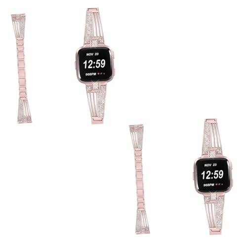 Bracelet en acier rose poudré pour un confort optimal en soirée et au bureau