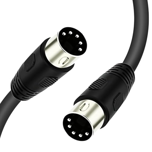 Câble MIDI 5 broches DIN mâle pour batterie électronique et échantillonneur