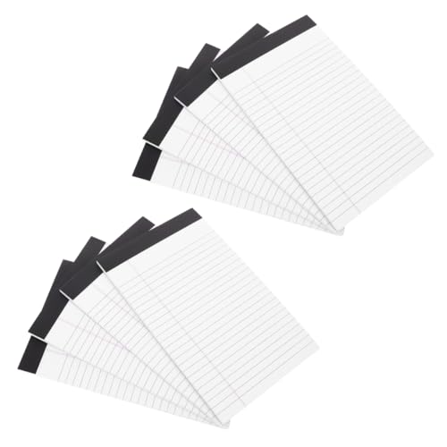 Bloc-notes Ligné à Déchirer SHINEOFI - Lot de 8 Cahiers Pratiques pour Étudiants