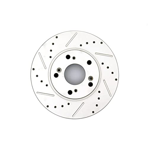 Image of FKG Front Brake Pad and Rotor Kit fit for 2002-2004 Honda CR-V,2003-2011 Honda Element, 2003-2007 Honda Accord (2.4L ONLY)