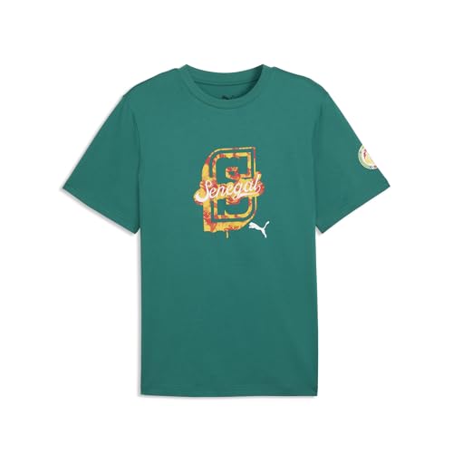 PUMA Mens Senegal FA T-Shirt Wild Green-Pel Yellow SS26 X-Largearge Fsf Ftblculture Tee