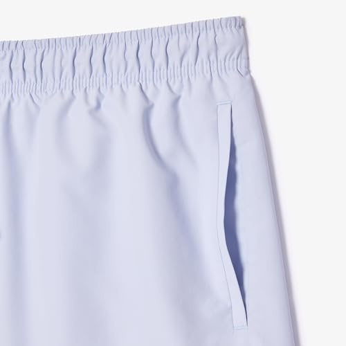 Image of Lacoste Men's Croc Print Swim Trunks