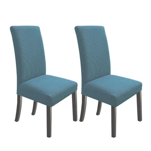 NORTHERN BROTHERS Dining Chair Covers Fit Stretch Chair Cover, 2 Pack Stretch Chair Covers for Dining Room