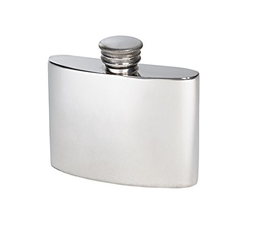 Amazon.com | Wentworth Pewter - Small Plain Pewter Kidney Flask 
