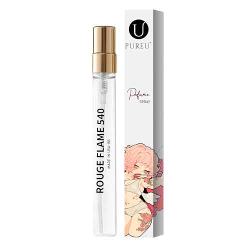 PUREU Perfume Oil for Women Men Inspired by Bakara Rogue 540 Ambery Saffron Long Lasting Perfume Body Oil Travel Size 0.4oz/12 mL