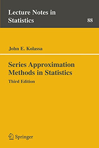 Buy Series Approximation Methods in Statistics — BookShops.in