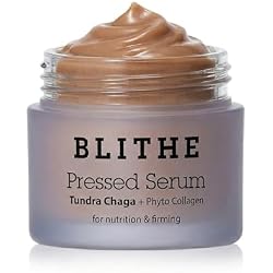 BLITHE Pressed Serum Tundra Chaga | Korean Moisturizer | Anti Aging & Skin Tightening Cream for Face | Night Cream For Woman Anti Aging, 0.91 fl oz
