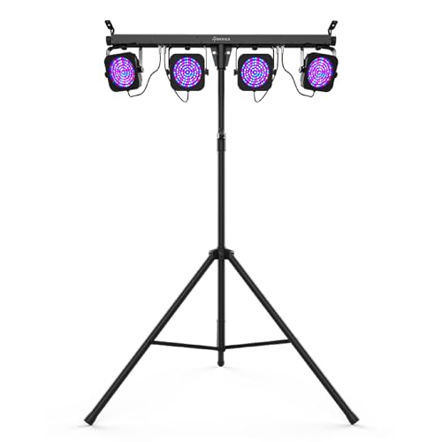 CHAUVET DJ 4 Bar LED Wash Light System w/Foot Switch & Carrying Case