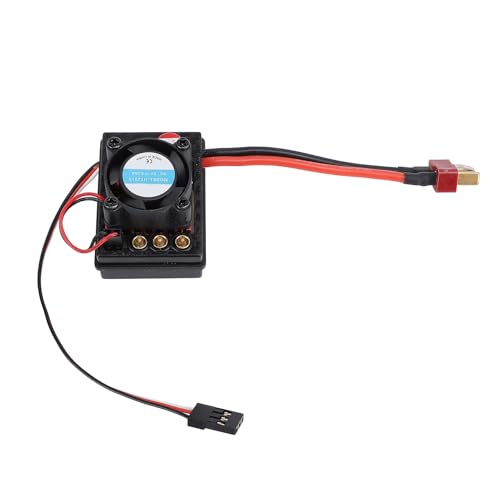 RC Car Brushless ESC 35A High Performance Motor Upgrade Accessory with Fan for WLtoys 124008 124016 Remote Control Car Model Modification Electronic Components