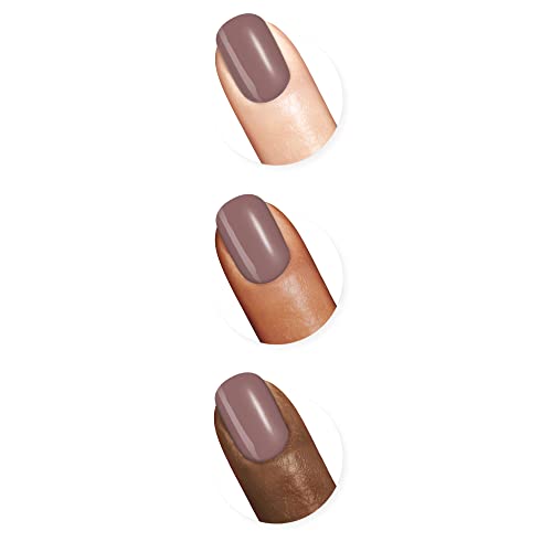 Sally Hansen Miracle Gel Salon Quality Nail Polish | Gel-Like Formula, Two-Step System, No UV Light Needed, Long Lasting | Semi-opaque | 494 Love Me Lilac | Dusty Lilac Nail Polish Detail