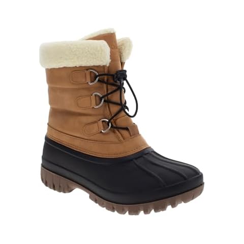 Chooka Ladies Cold Weather Waterproof Snow Boot, Tan, 8 Cover