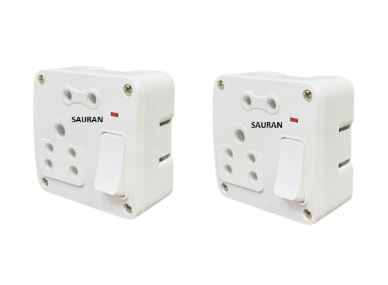 SAURAN Electrical Switch ISI Marked 6A S.S Combined With 2 Pin Socket With Box (2)-picture-16