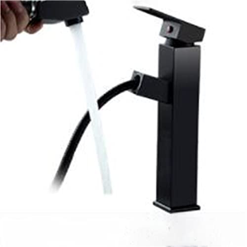 Mitigeur de lavabo haute vanité à bec extractible anti-éclaboussures - 3