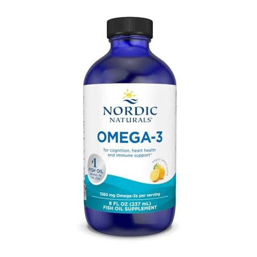 Nordic Naturals Omega-3, Lemon Flavor - 8 oz - 1560 mg Omega-3 - Fish Oil - EPA & DHA - Immune Support, Brain & Heart Health, Optimal Wellness - Non-GMO - 48 Servings