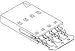 Molex 15-38-8108 (1 pc) SL FFCFPC Opt A Female Tin 10Ckt