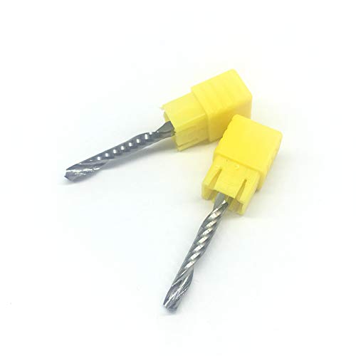 1PC One Flute Spiral 4 4mm 28mm Long Wood Milling Cutter PVC Carbide Engraving Cutters CNC Router Bits Acrylic