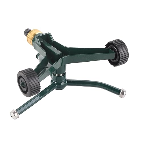 Rustproof Metal Three Arm Sprinkler with 360° Rotating Nozzle for Efficient Lawn and Garden Irrigation