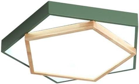 Plafonnier pentagone double niveau résolvant le manque de lumière moderne