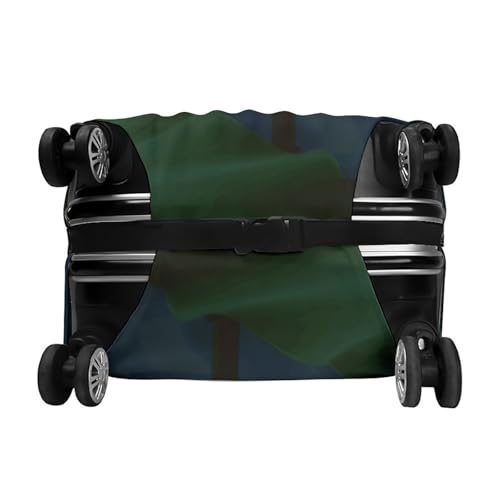 Flowers Printed Luggage Cover Protector, Fits 18-32 Inch Luggage 5