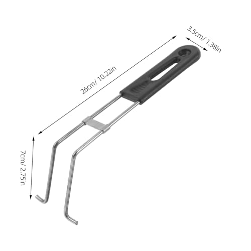 Manija de Repuesto para Cesta de Freidora de Acero Inoxidable, Accesorio Universal para Freidoras Comerciales y Domésticas miniatura 2