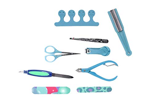 Verbier Manicure Pedicure Professional Grooming Kit For Girls Women 