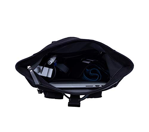 Image of Strap It TABI - Multipurpose Canvas Rolltop Laptop Backpack with Genuine Leather Details