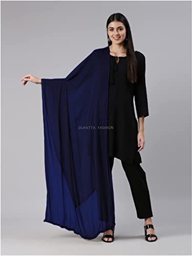 Chiffon Dupatta/Scarf Lightweight Soft Sheer Long Head Wrap Solid All Season Head Scarf Breathable4