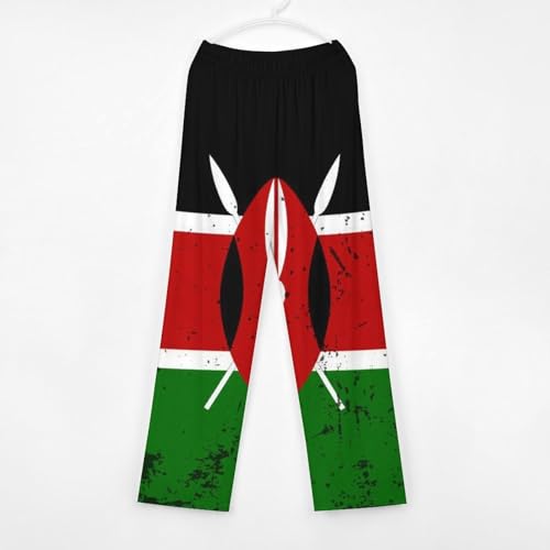 Retro Kenyan FlagChildren's Casual Pajamas150CM2
