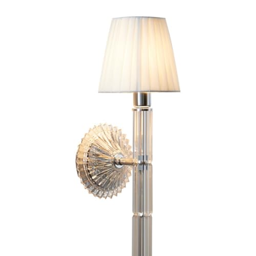 Éclairage LED rétro avec applique murale cristal salon - 3